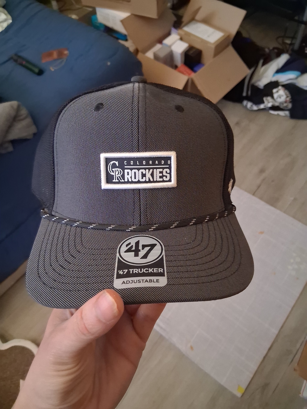 MLB Genuine Merchandise '47 Colorado Rockies Snapback Trucker Hat Brand New